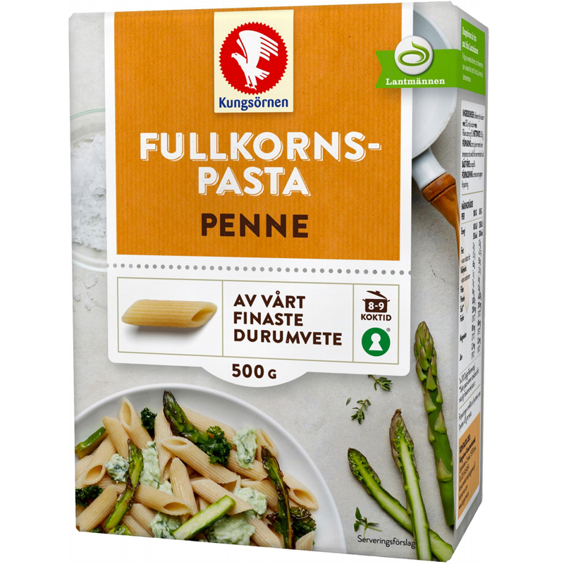Pasta "Penne" Fullkorn 500g - 29% rabatt