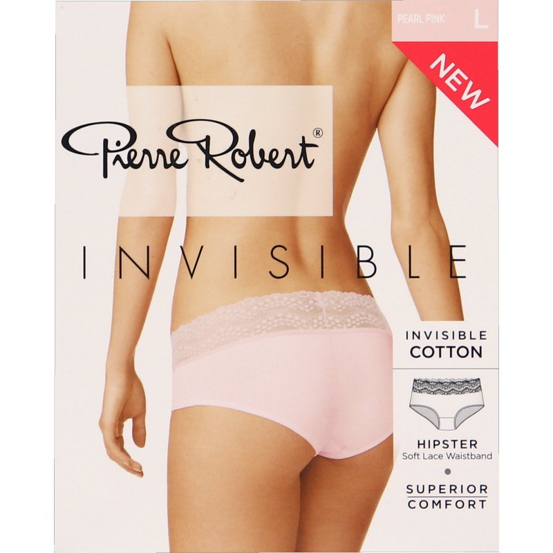 Bomull Hipster Rosa Spets Stl L - 62% rabatt