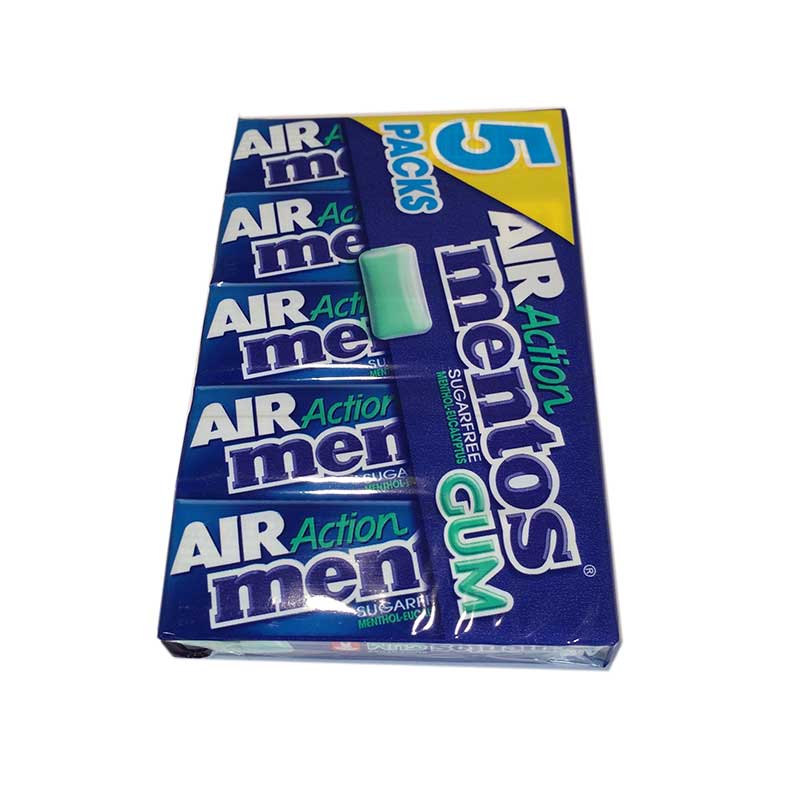 Tuggummi Mentos, Air action Mentol-eukalyptus - 50% rabatt