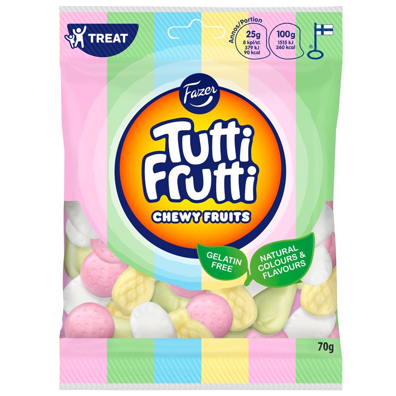 Tutti Frutti Chewy Fruits - 27% rabatt