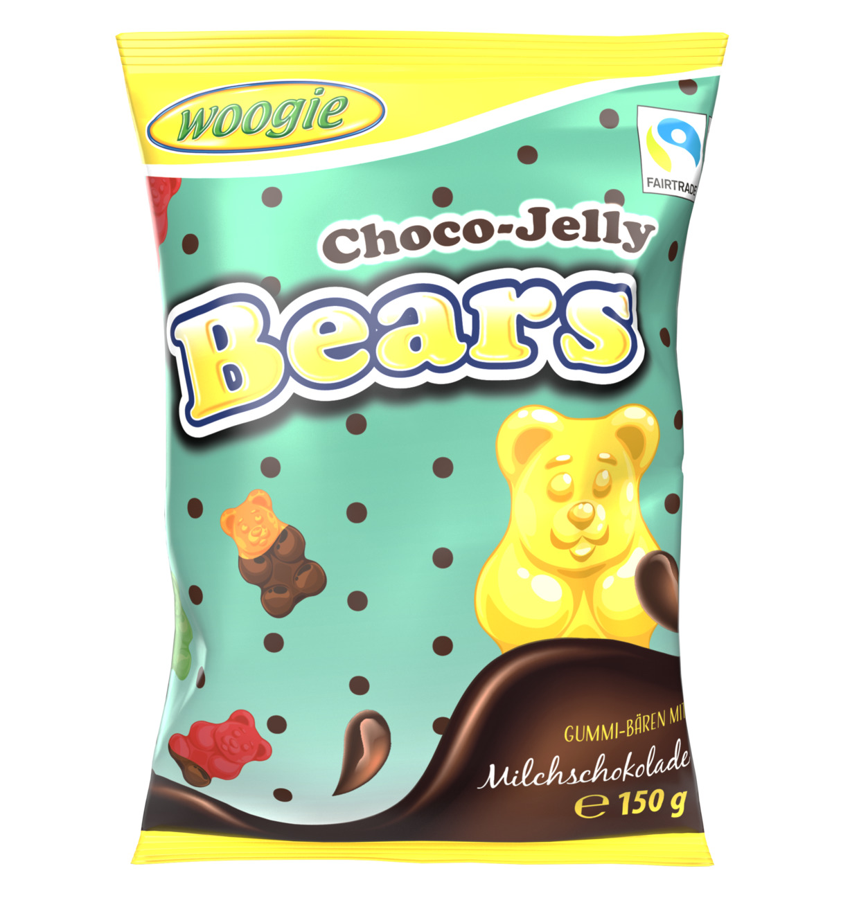 Woogie Choco Jelly Bears 150g
