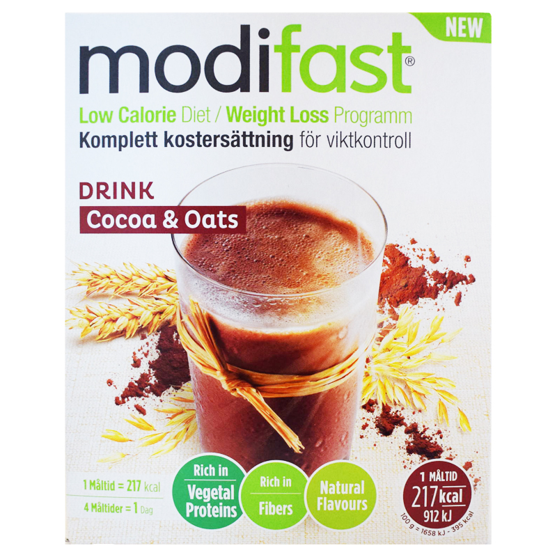 Kostersättning "Drink Cocoa & Oats" 220g - 58% rabatt