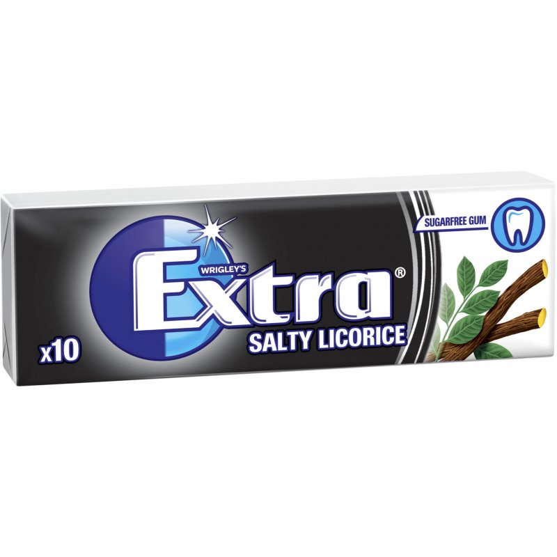 Tuggummin "Salty Licorice" 14g - 44% rabatt
