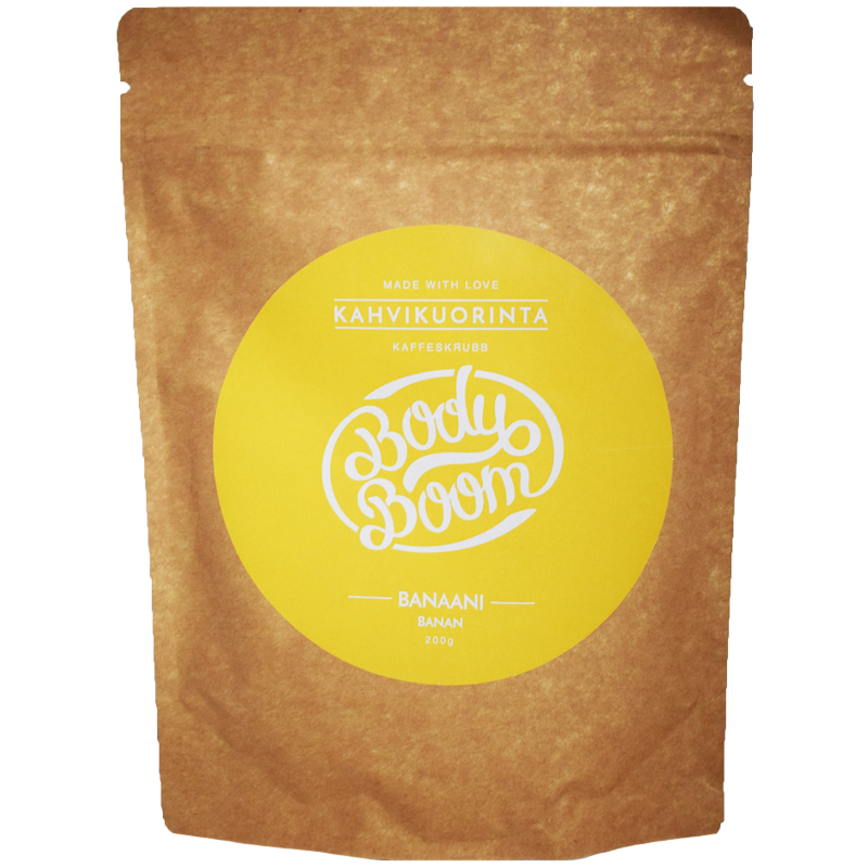 Kroppsskrubb "Kaffeskrubb" Banan 200g - 70% rabatt