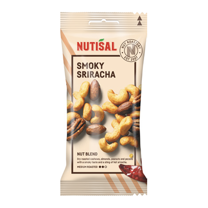 Nutisal Smoky Sriracha Nötter 55g