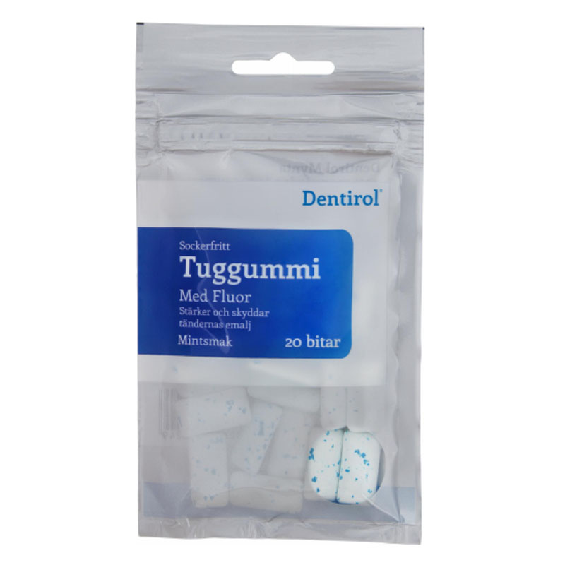 Tuggummi Sockerfritt 28g - 80% rabatt