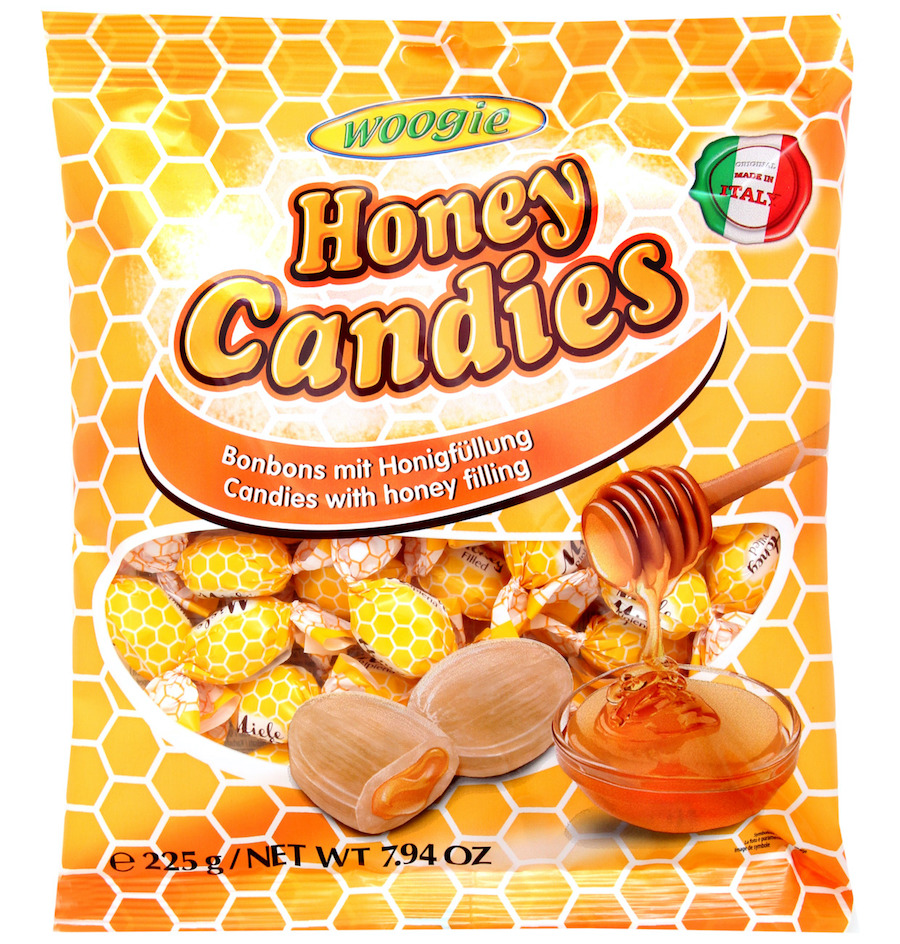 Woogie Honey Candies 225g
