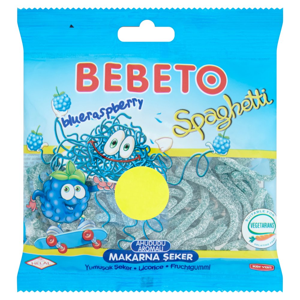 Bebeto Spaghetti Blue Raspberry 70g