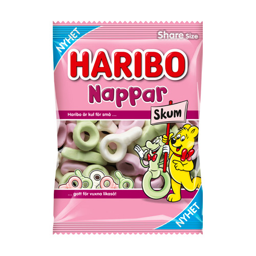 Haribo Nappar Skum 120g