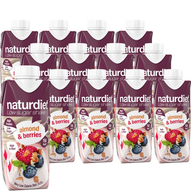 Måltidsersättning Shake Almond & Berries 12-pack - 28% rabatt