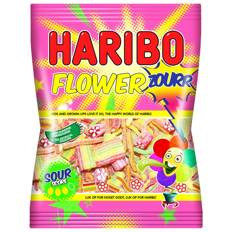 Godis "Flowerzourr" 125g - 22% rabatt