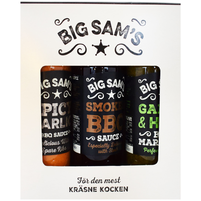 Big Sam's grillsåser - 67% rabatt