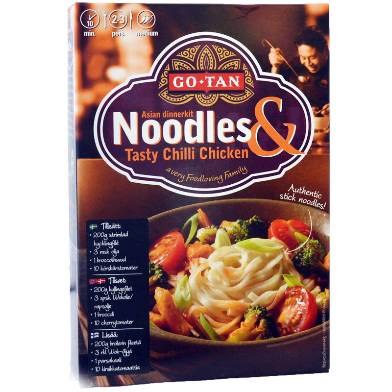 Noodles dinnerkit Tasty chilli - 50% rabatt
