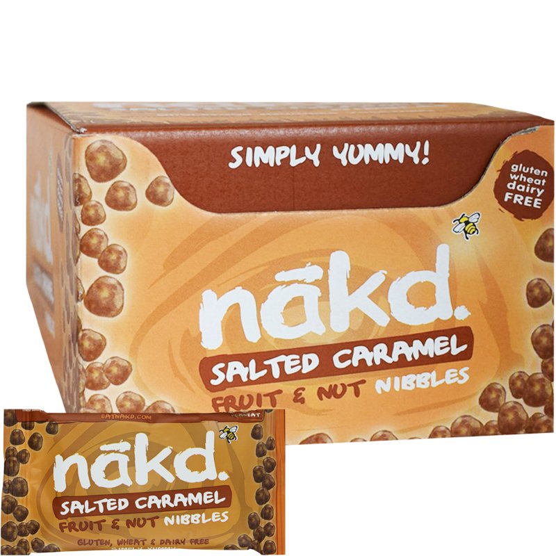 Nibbles Salted Caramel 18-pack - 60% rabatt
