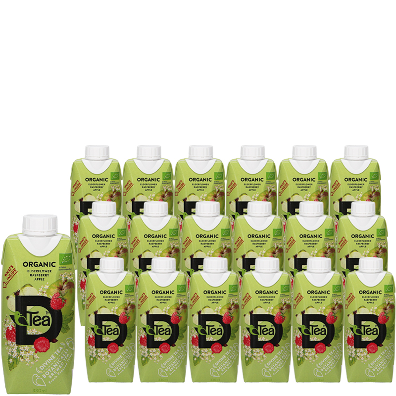 18-pack Tedryck Fläder Äpple Hallon - 87% rabatt