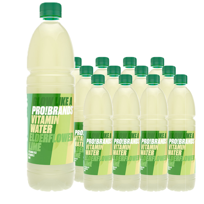 Vitaminvatten Fläder & Lime 12-pack - 81% rabatt