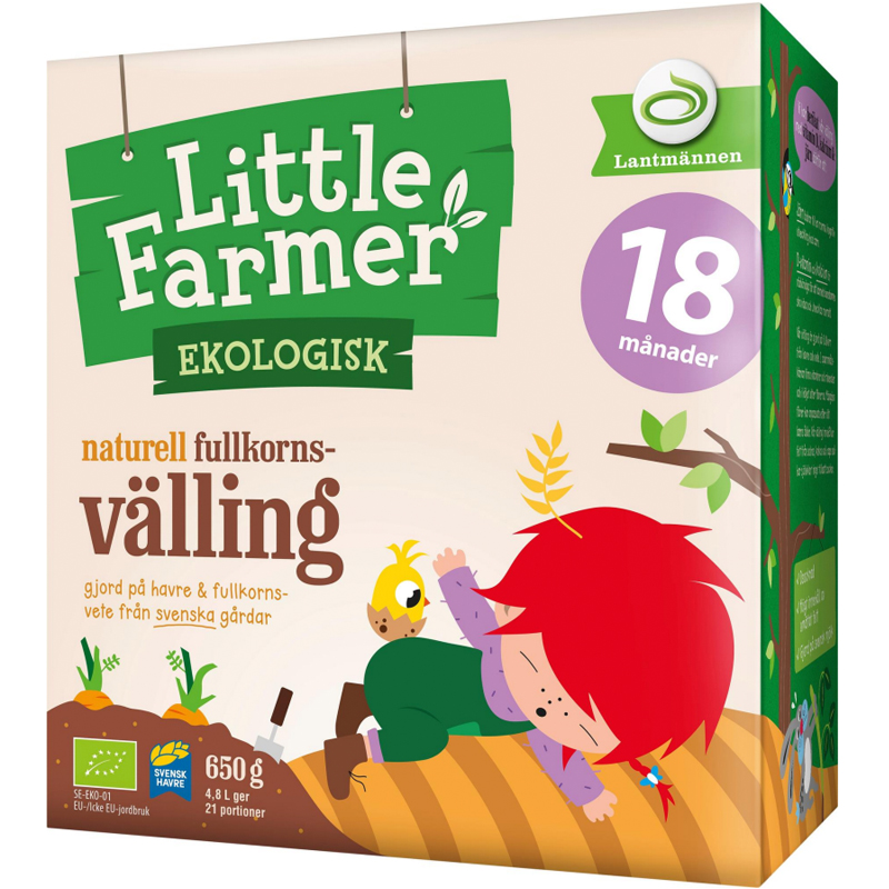 Fullkornsvälling "18 Månader" 650g - 80% rabatt