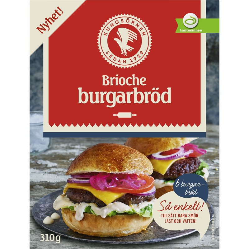 Burgarbröd Brioche - 21% rabatt