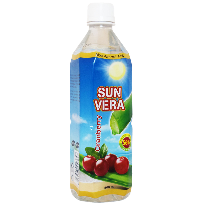 Aloe Vera-dryck Tranbär 500ml - 50% rabatt