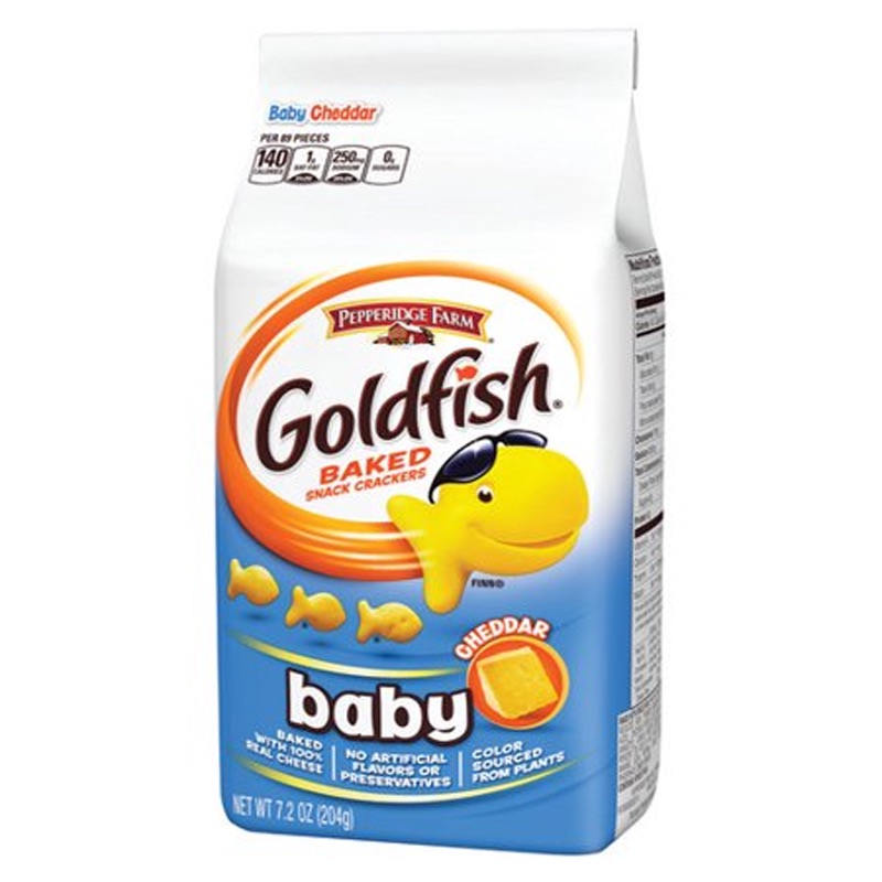 Baby Goldfish Crackers - Cheddar 204g