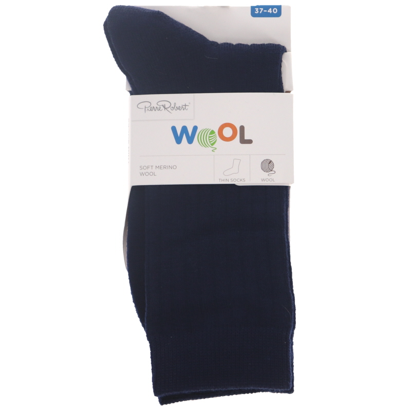 Ullstrumpor Navy Stl 37-40 - 45% rabatt
