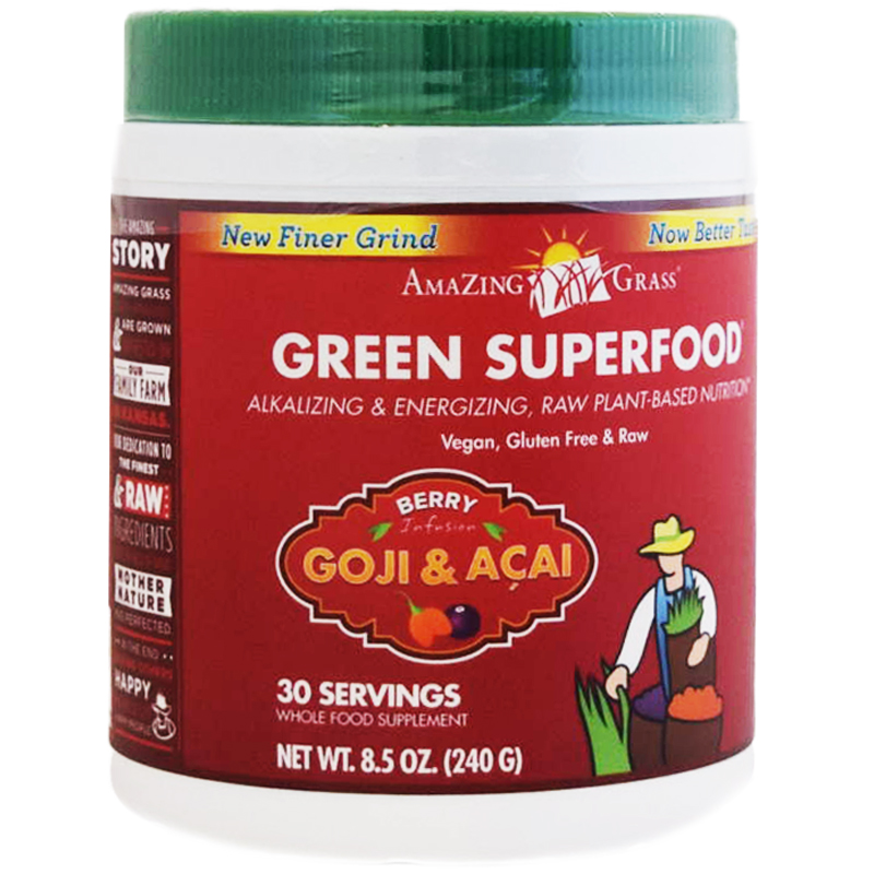Näringspulver Acai- & Gojibär 240g - 44% rabatt