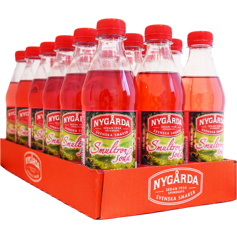 Hel Platta Smultronsoda 18 x 33cl - 44% rabatt