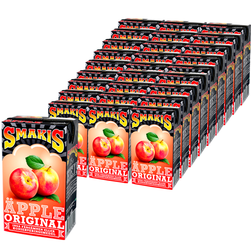 Äppeldryck 27-pack - 23% rabatt