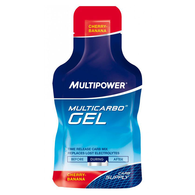 Energigel "Multicarbo" Körsbär & Banan 40g - 80% rabatt