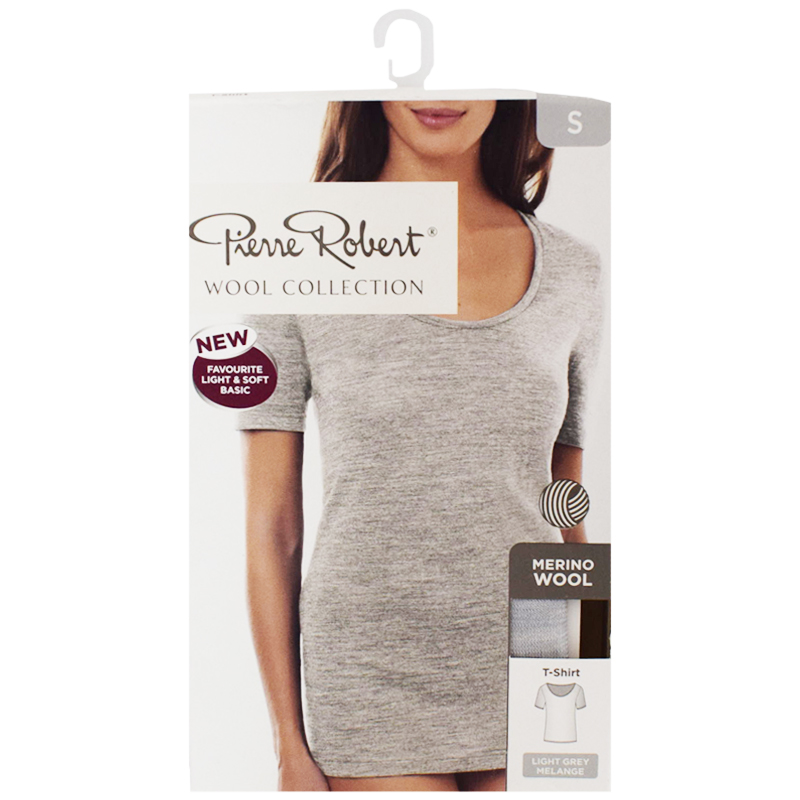 T-shirt "Light Grey Melange" Small - 54% rabatt