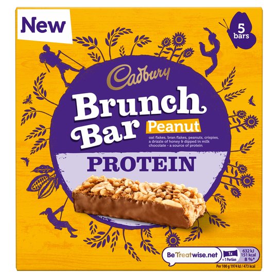 Cadbury Brunch Bar Peanut Protein 6-pack