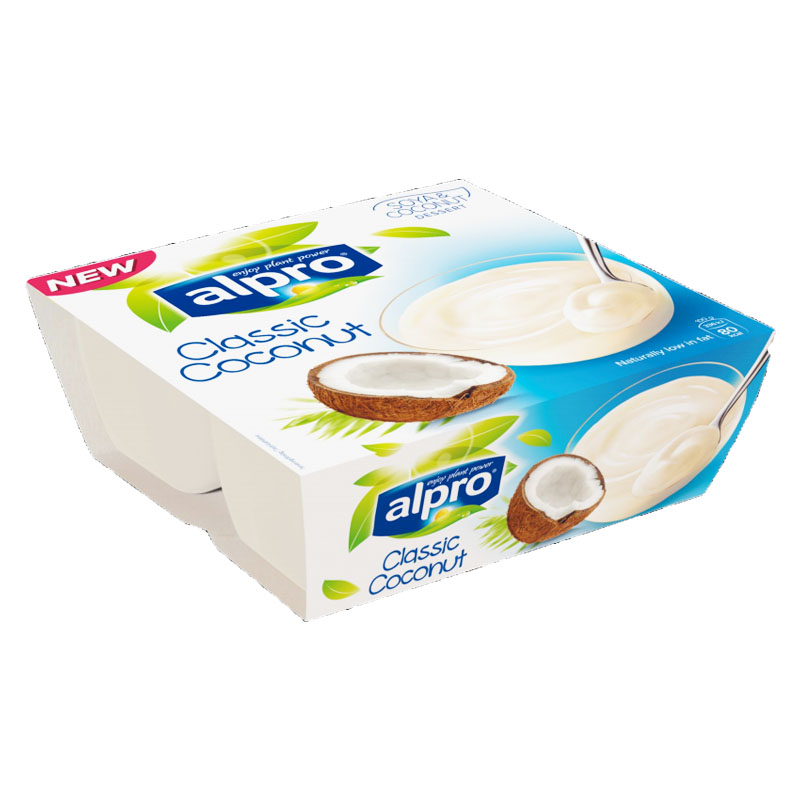 Sojadessert "Classic Coconut" 4 x 125g - 40% rabatt