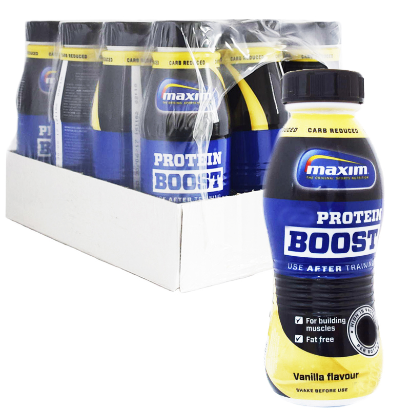 Hel Platta Proteindryck "Vanilla" 12 x 480ml - 63% rabatt
