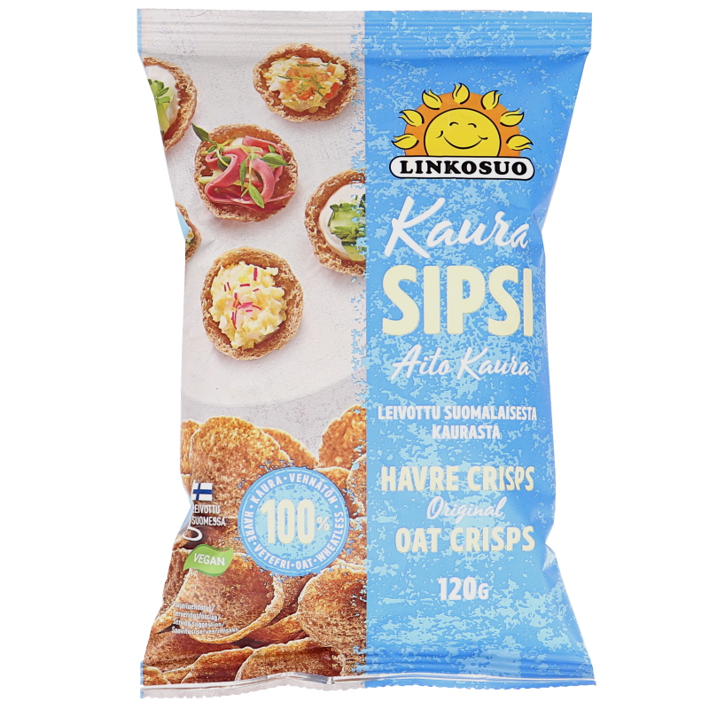 Snacks Havrecrisps 120g - 40% rabatt