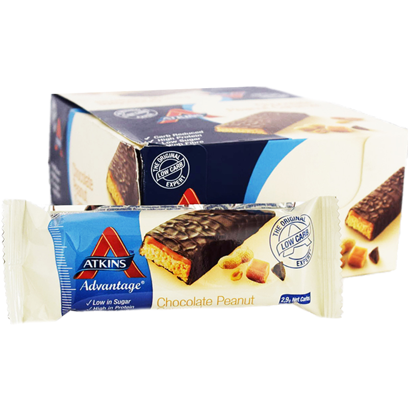 Hel Låda Mealbars "Choco, Peanut & Caramel" 16 x 60g - 57% rabatt