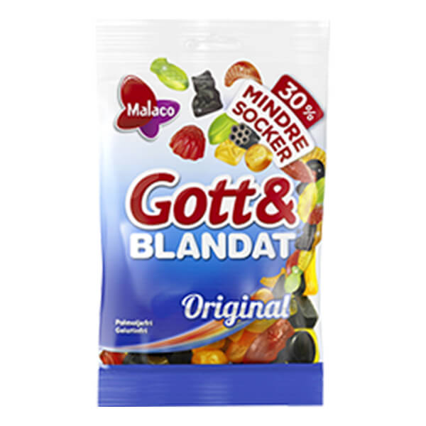Gott o Blandat Orig.mindre socker 110g