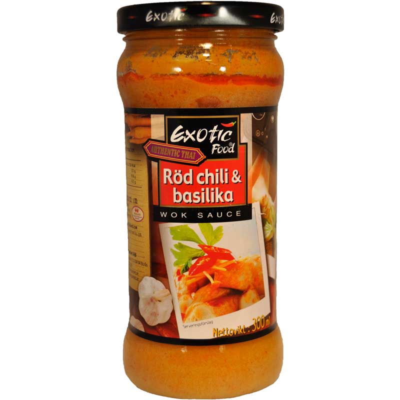 Woksås Röd Chili/Basilika - 81% rabatt