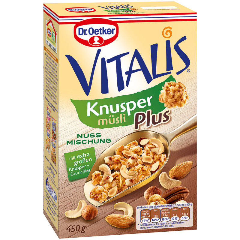 Musli Nötmix 450g - 60% rabatt