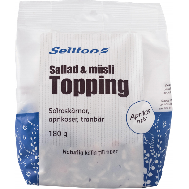 Müslitopping Aprikos, Tranbär & Solroskärnor 180g - 81% rabatt