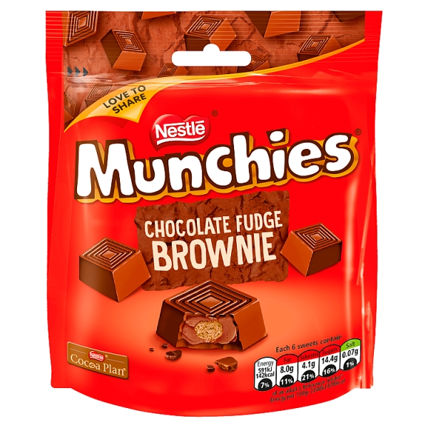 Munchies Chocolate Fudge Brownie 104g