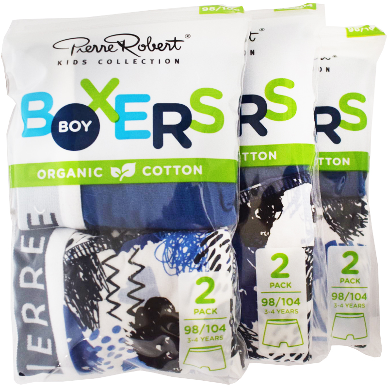 Kalsonger Boxers Barn 98-104 Blå 6-pack - 57% rabatt