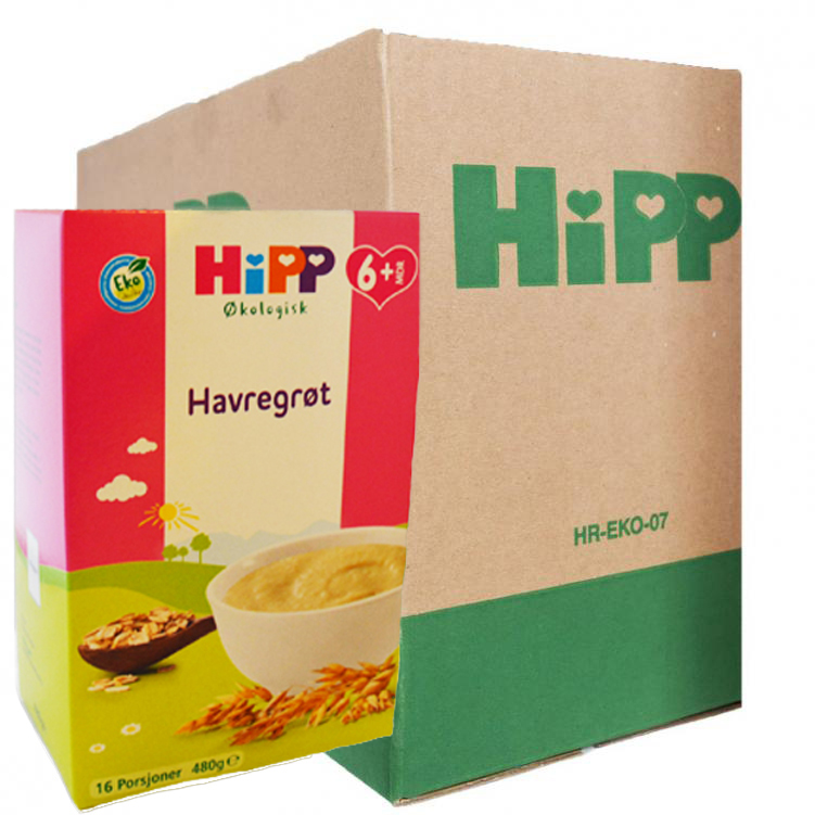 Hel Låda Barnmat Havregröt 4 x 480g - 46% rabatt