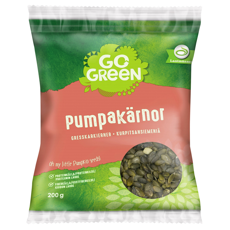 Pumpakärnor 200g - 32% rabatt