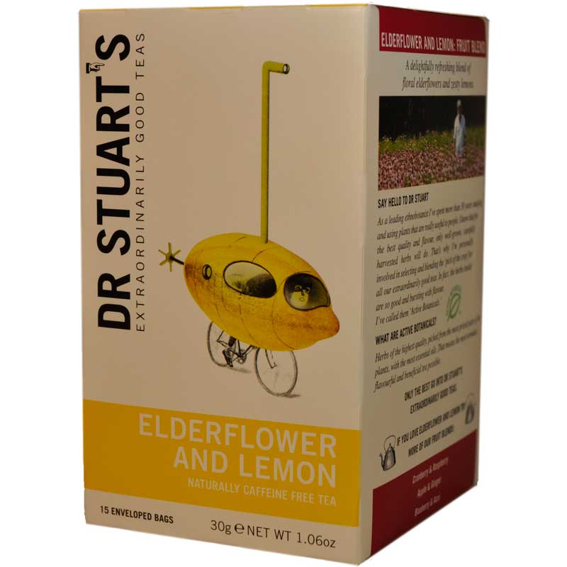 elederflower & lemon te - 62% rabatt