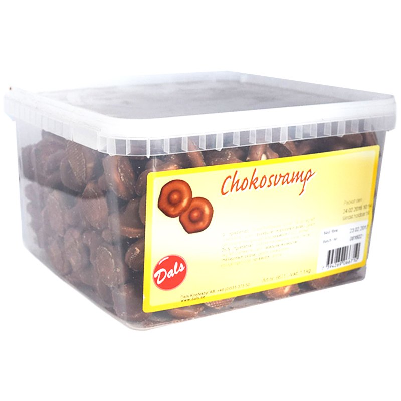 Hel låda Chokosvamp 1,1kg - 61% rabatt