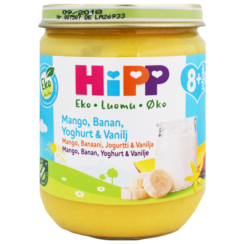 Barnmat Mango, Banan, Yoghurt & Vanilj 160g - -201% rabatt