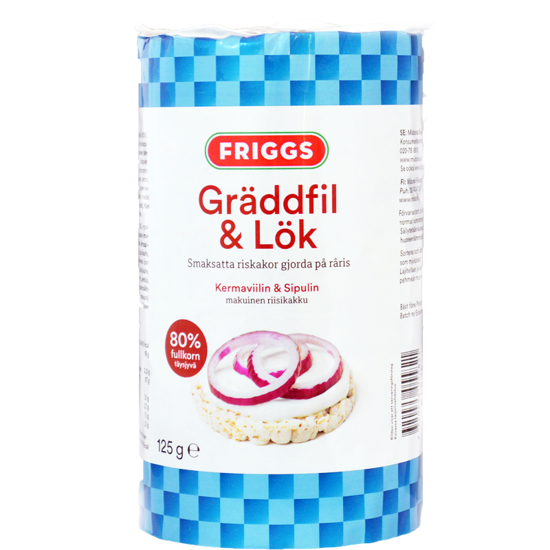 Riskakor Gräddfil & Lök - 14% rabatt