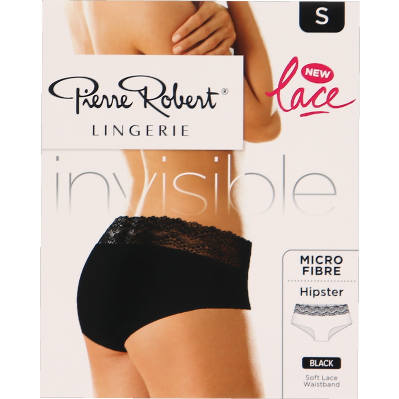 Invisible Hipster Svart Spets Stl S - 59% rabatt