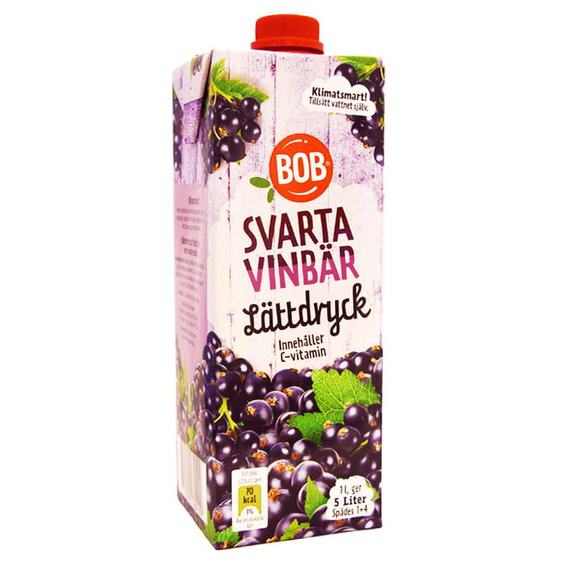 Lättdryck Svarta Vinbär - 50% rabatt