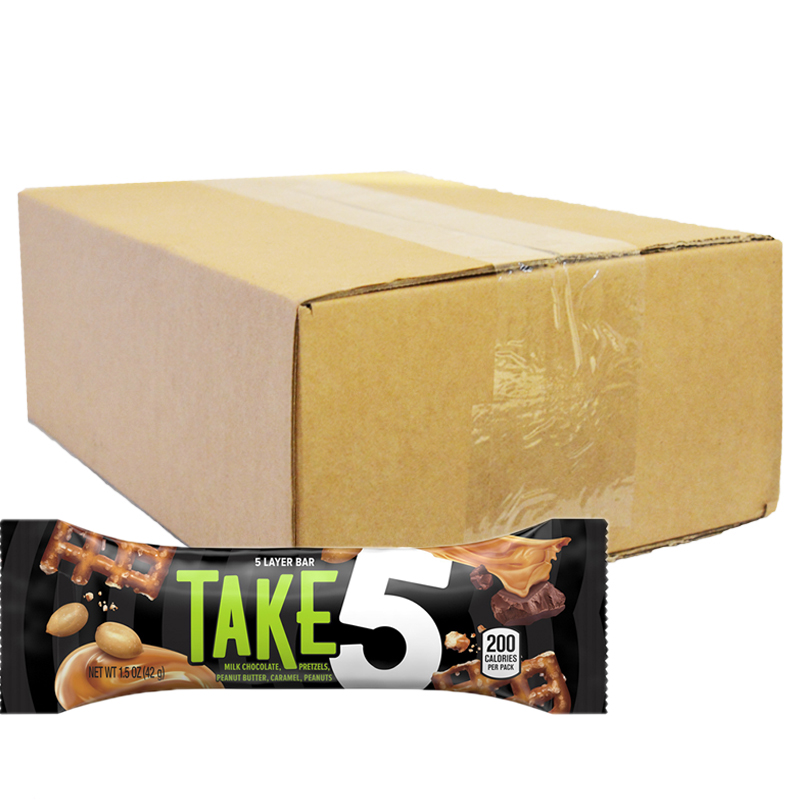 Hel Låda Godisbars "Take 5" 18 x 42g - 37% rabatt